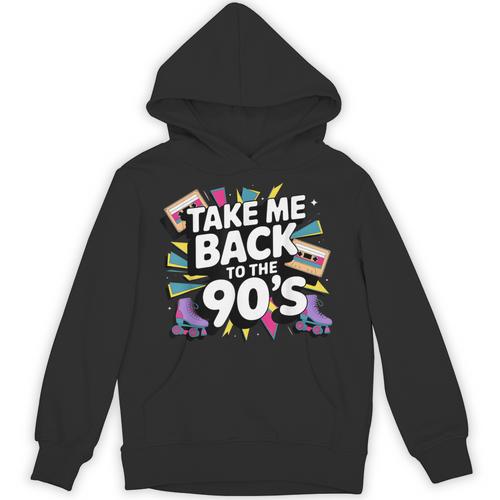 Take Me Back To The 90s Retro Nostalgia Unisex Hoodie - Figerry