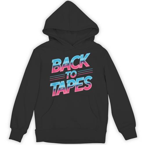 Back To Tapes Retro Cassette Mixtape 80s Nostalgia Unisex Hoodie - Figerry