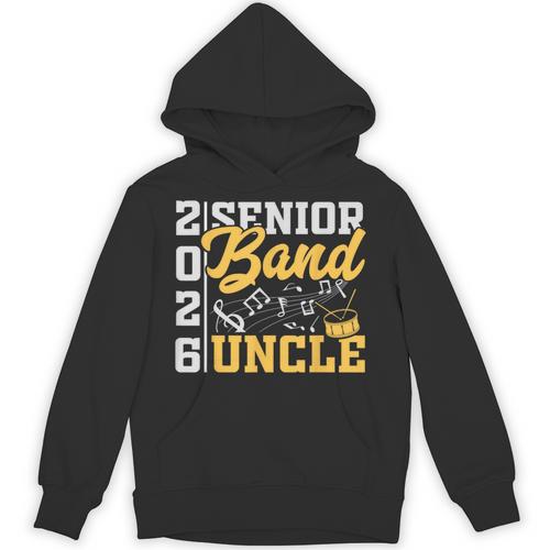 Band Senior Uncle Class Of 2026 Graduation Graduate Unisex Hoodie - Best Gift Smart