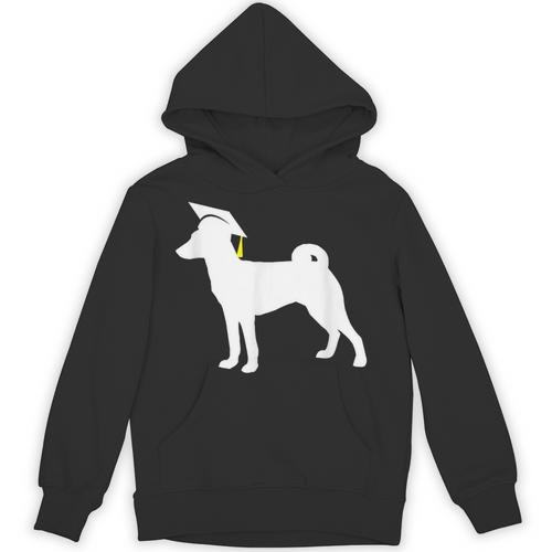 Basenji Graduation Dog Graduate Unisex Hoodie - Best Gift Smart