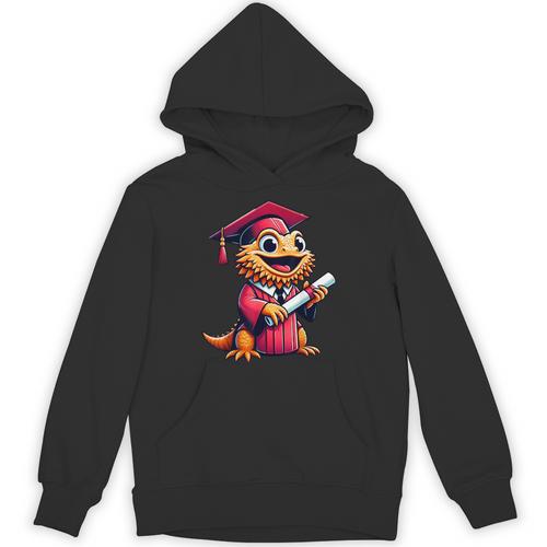 Bearded Dragon Graduation Kindergarten Elementary Girl Boy Unisex Hoodie - Best Gift Smart