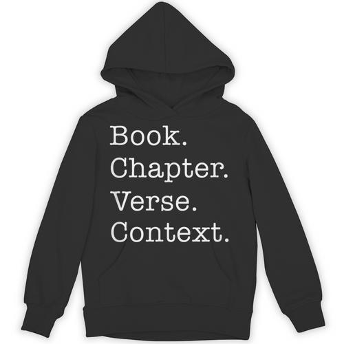 Book Chapter Verse Context Theology Christian Reformed Unisex Hoodie - Bookorys