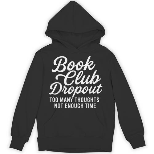 Book Club Droppout Introvert Reader Tee Unisex Hoodie - Raresse