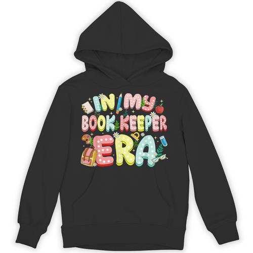 In My Book Keeper Era Librarian School Unisex Hoodie - Bookorys