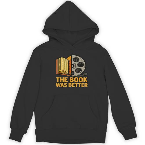 Book Love Scene The Book Was Better Bookworm Vibes Unisex Hoodie - Bookorys