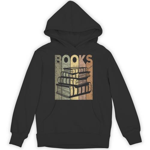 Book Reader Vintage Bookworm Retro Book Lover Unisex Hoodie - Bookorys