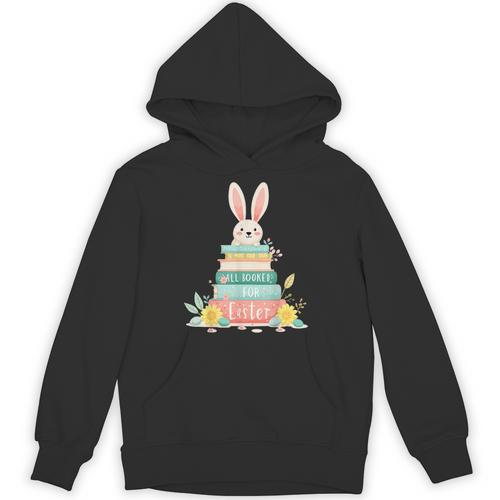 All Booked For Easter Shirt Bookworm Reading Book Reader Unisex Hoodie - Bookorys CA