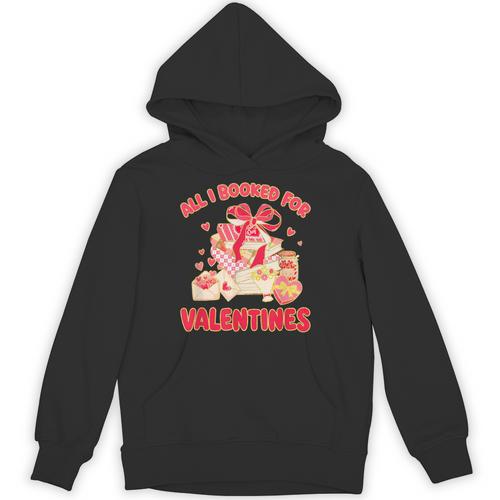 Booked For Valentine Books Lover Bookworm Librarian Teacher Unisex Hoodie - Bookorys