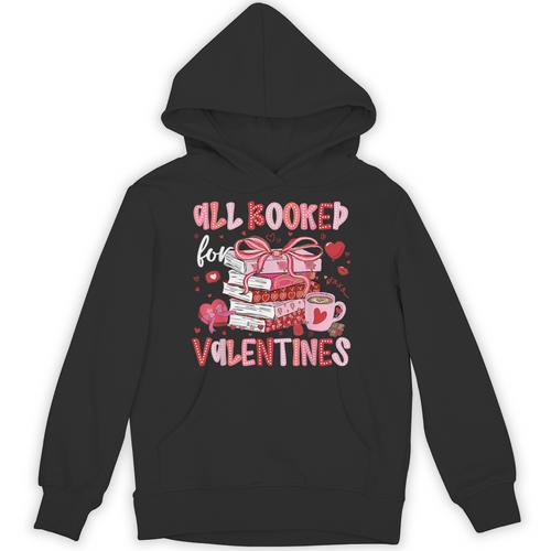 All Booked For Valentines Book Coffee Teacher Women Unisex Hoodie - Bookorys