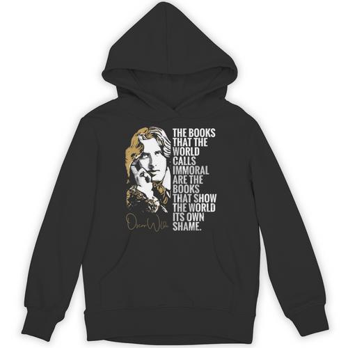 Books Called Immoral World's Shame Dorian Gray Oscar Wilde Unisex Hoodie - Bookorys