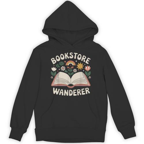 Bookstore Wanderers Retro Women Book Lovers Unisex Hoodie - Bookorys UK