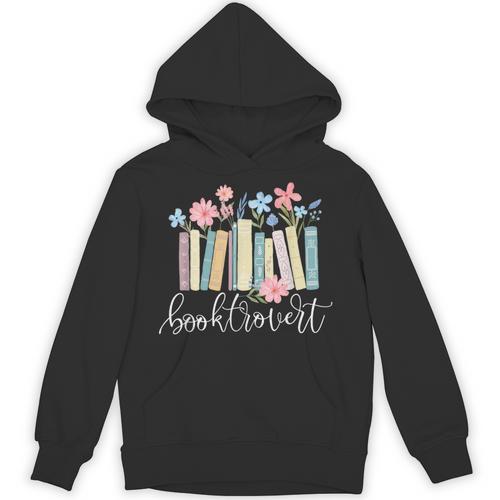 Booktrovert Book Lover Reading Bookworm Reader Unisex Hoodie - Bookorys AU