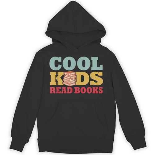 Bookworm Cool Kids Read Books Book Lover Reading Unisex Hoodie - Bookorys UK