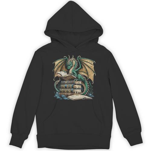 Bookworm Dragons Reading Book Dragons And Books Unisex Hoodie - Bookorys