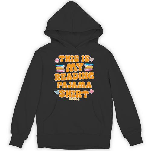 Bookworm This Is My Reading Pajama Book And Pajama Unisex Hoodie - Bookorys UK