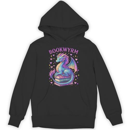Bookwyrm Just a Girl Who Loves Dragons Books Dragon Reader Unisex Hoodie - Bookorys