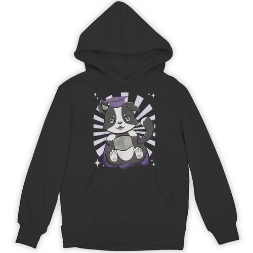 Border Collie Dog Lover Cute Anime School Graduation Men Women Kids Unisex Hoodie - Best Gift Smart