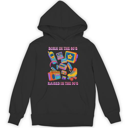 Born In The 80s Raised In The 90s Nostalgia Retro Memories Unisex Hoodie - Figerry