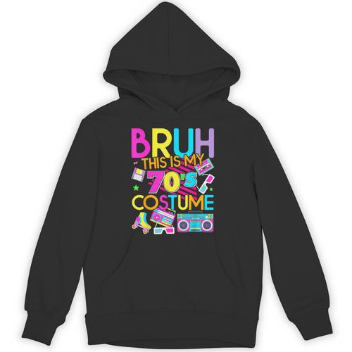 Bruh This Is My 70's Costume Nostalgia Mixtape 1970s Party Unisex Hoodie - Figerry