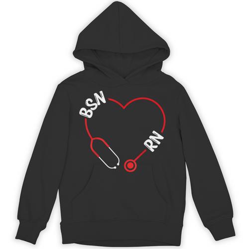 BSN RN Nurse Graduation Nursing Essentials BSN Nurses Unisex Hoodie - Best Gift Smart