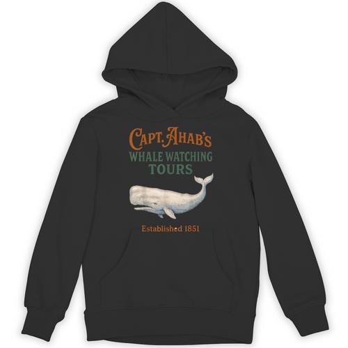 Captain Ahab’s Whale Watching Tours – Moby Book Parody Unisex Hoodie - Bookorys