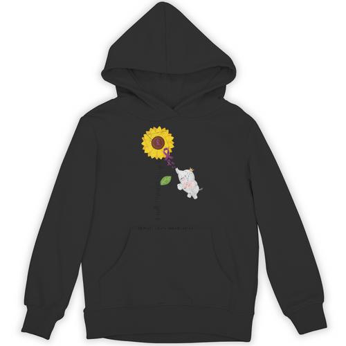 Caring Memory Elephant Sunflower Alzheimer Unisex Hoodie - Easessy