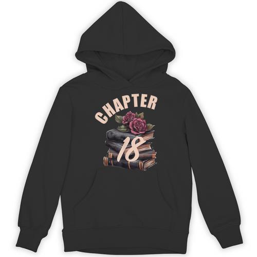 Chapter 18 18th Birthday Women Book Lovers Its My Birthday Unisex Hoodie - Bookorys CA