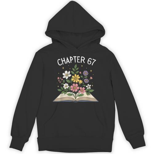 Chapter 67th Birthday Bookworm 67 Memes Book Lovers Unisex Hoodie - Bookorys