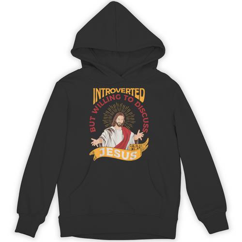 Christian Jesus Religious Sayings Catholic Introvert Unisex Hoodie - Raresse