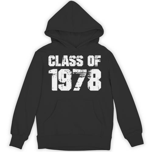 Class Of 1978 High School College Graduation Reunion Unisex Hoodie - Best Gift Smart