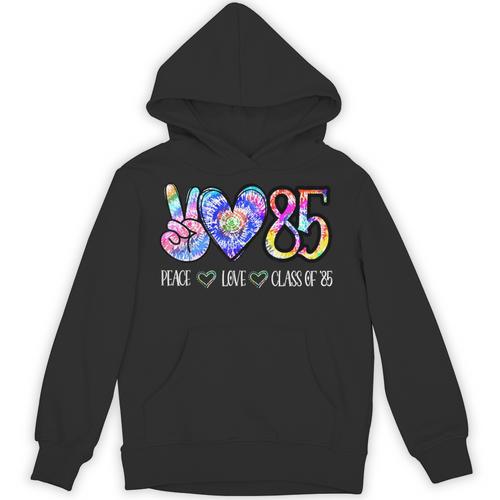 Class Of 1985 Shirt Tie Dye Senior Graduation Class Reunion Unisex Hoodie - Best Gift Smart