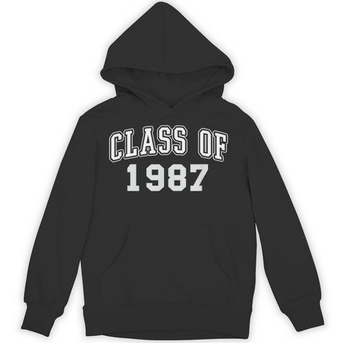 Class Of 1987 Vintage Graduation College High School Reunion Unisex Hoodie - Best Gift Smart