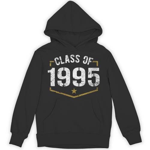 Class Of 1995 School Reunion Graduation Vintage Style Unisex Hoodie - Best Gift Smart