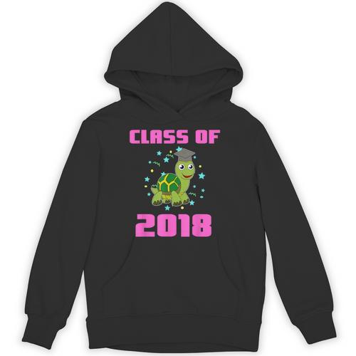 Class Of 2018 Turtle Shirt Graduation Kids Unisex Hoodie - Best Gift Smart