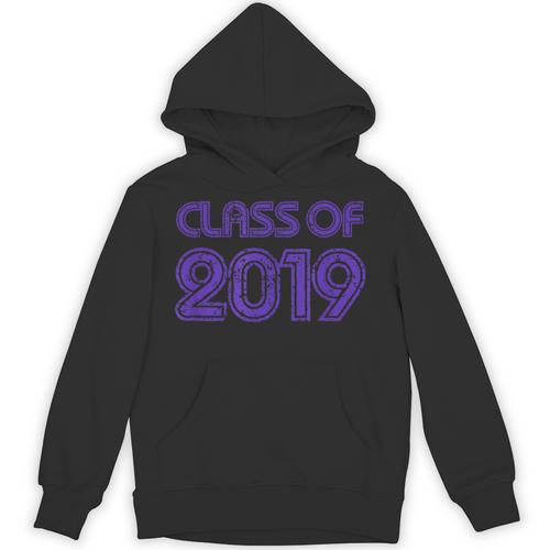 Class Of 2019 High School Graduation Purple Senior Unisex Hoodie - Best Gift Smart
