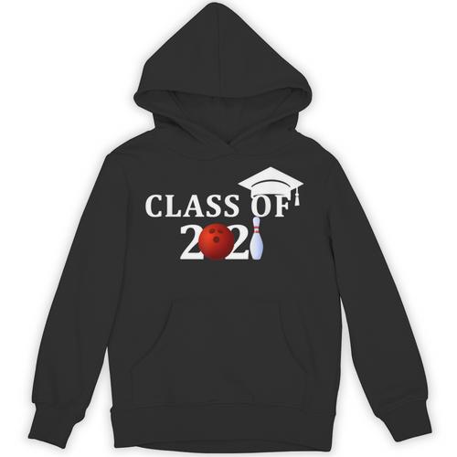 Class Of 2021 Graduation For Him Her Bowling Unisex Hoodie - Best Gift Smart