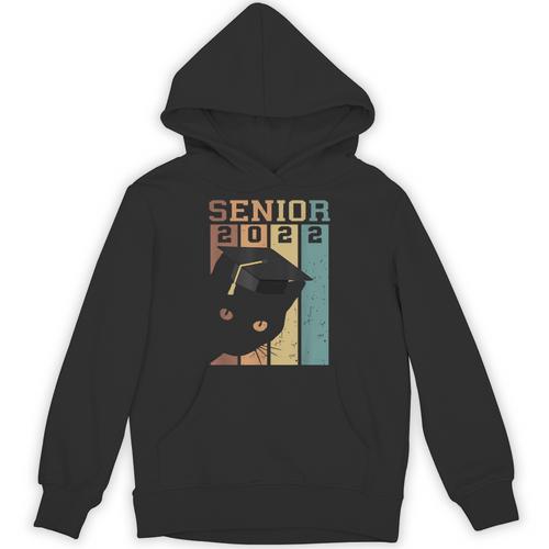 Class Of 2022 Graduation Cat Seniors Grad Unisex Hoodie - Best Gift Smart