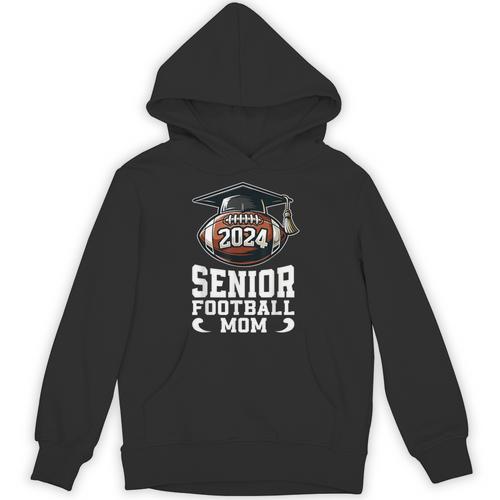 Class Of 2024 Graduation Senior Football Mom 2024 Unisex Hoodie - Best Gift Smart
