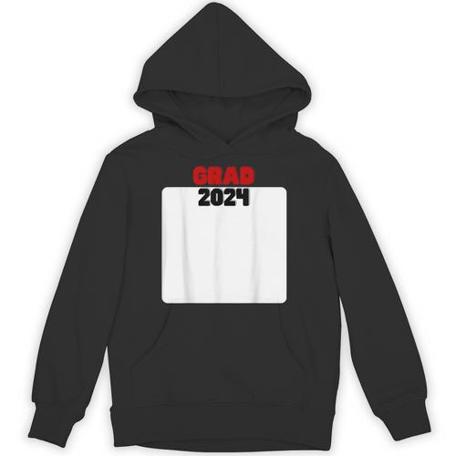 Class Of 2024 Graduation With Signing Area GRAD '24 Memory Unisex Hoodie - Easessy
