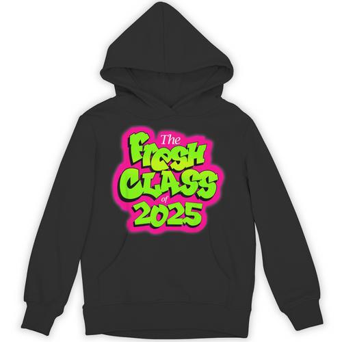 Class Of 2025 Senior Fresh 90s TV Style Retro Graduation Unisex Hoodie - Best Gift Smart