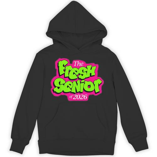 Class Of 2026 Fresh Senior 90s TV Style Retro Graduation Unisex Hoodie - Best Gift Smart
