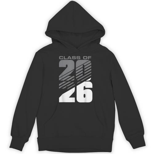 Class Of 2026 High School Senior Graduation Grey Sport Style Unisex Hoodie - Best Gift Smart