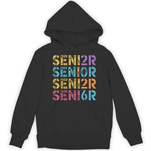 Class Of 2026 Senior Graduation Colorful Vintage Unisex Hoodie - Best Gift Smart
