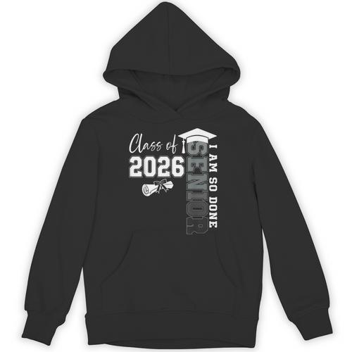 Class Of 2026 Senior 2026 Graduation Decoration Men Senior Unisex Hoodie - Best Gift Smart