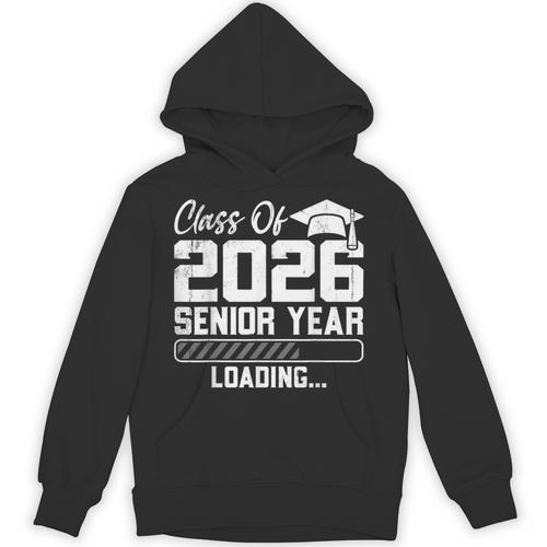 Class Of 2026 Senior Year Loading Countdown Graduation Unisex Hoodie - Best Gift Smart