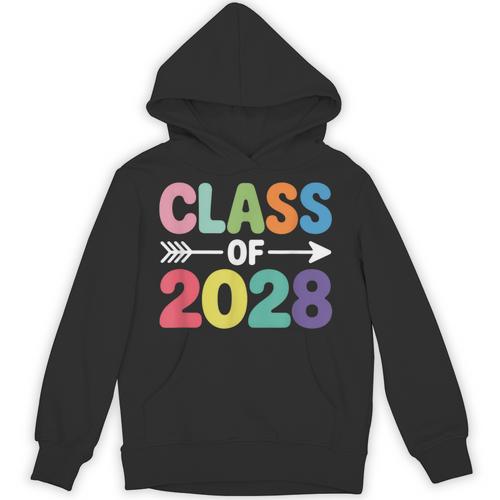 Class Of 2028 Colorful Graduation Unisex Hoodie - Best Gift Smart
