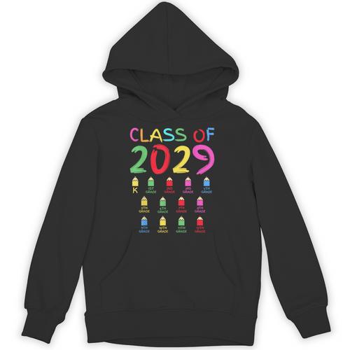 Class Of 2029 Senior Class 2029 Idea Graduation Grow With Me Unisex Hoodie - Best Gift Smart