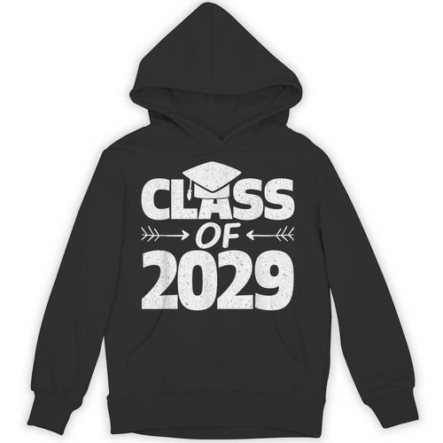Class Of 2029 Shirt For Elementary Kids Graduation Unisex Hoodie - Best Gift Smart