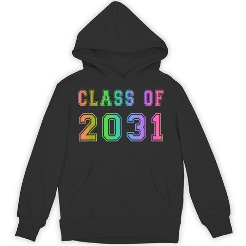 Class Of 2031 High School Graduation Date Kindergarten Shirt Unisex Hoodie - Best Gift Smart