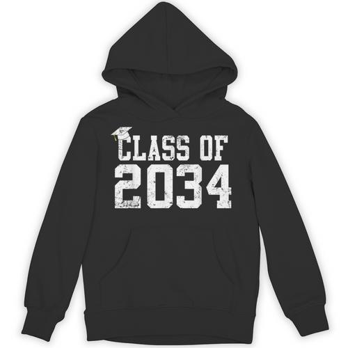 Class Of 2034 Grow With Me First Day Of School Graduation Unisex Hoodie - Best Gift Smart
